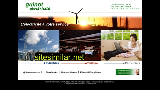 guinot-electricite.fr alternative sites