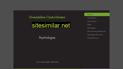 Gwendoline-cicuto-deviers-psychologue-lot similar sites
