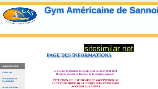 gymamericainedesannois.fr alternative sites