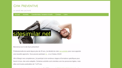 gympreventive.fr alternative sites