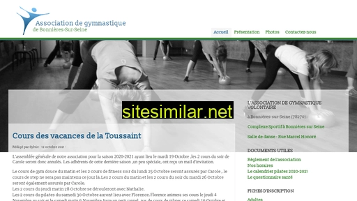 gymnastique-bonnieres.fr alternative sites