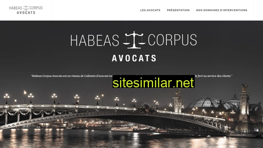 Habeas-corpus-avocats similar sites