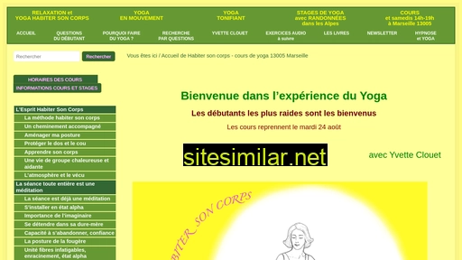 habitersoncorps.fr alternative sites