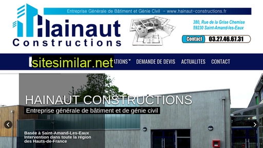 Hainaut-constructions similar sites