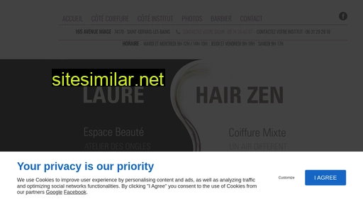 hair-zen-coiffure.fr alternative sites