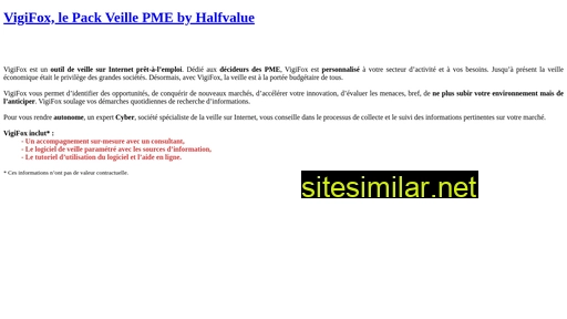 halfvalue.fr alternative sites