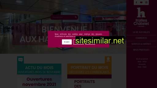 halleschatelet.fr alternative sites