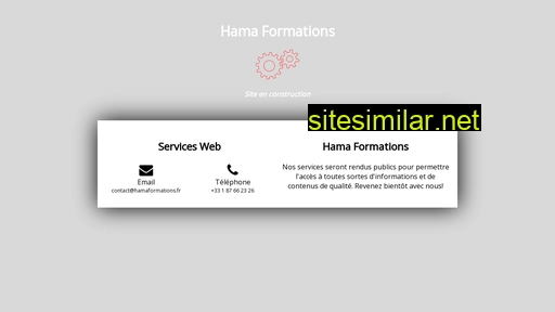 hamaformations.fr alternative sites