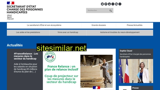 handicap.gouv.fr alternative sites
