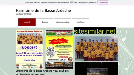 harmoniebasseardeche.fr alternative sites
