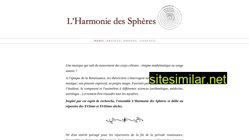 harmoniedesspheres.fr alternative sites