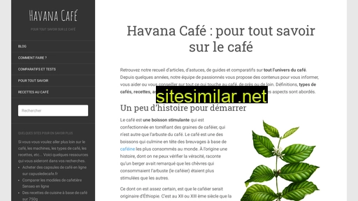 havana-cafe.fr alternative sites