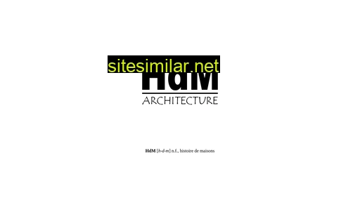 hdm-architecture.fr alternative sites