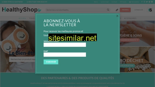 healthyshop.fr alternative sites