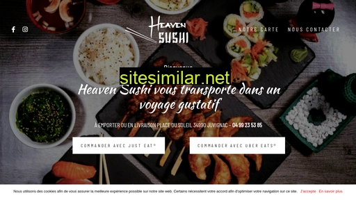 heavensushi.fr alternative sites