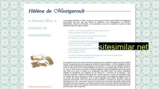 helenedemontgeroult.fr alternative sites