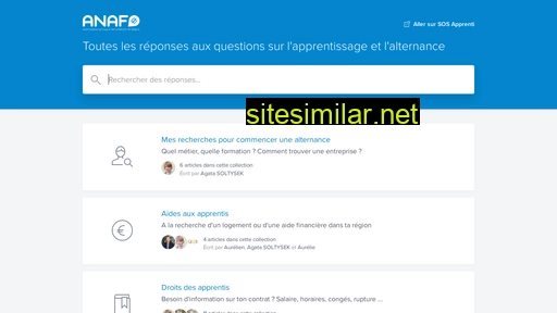 help.sosapprenti.fr alternative sites