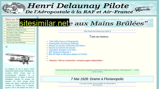 Henridelaunay-pilote similar sites