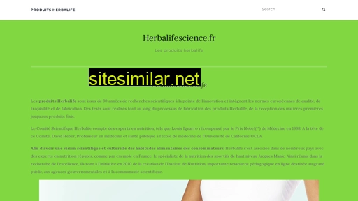 herbalifescience.fr alternative sites
