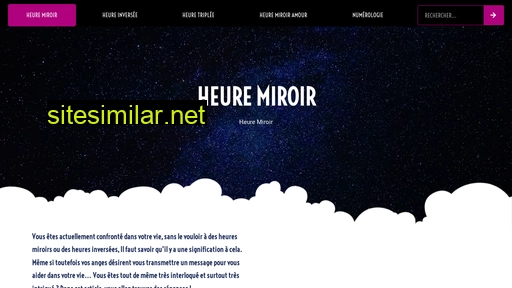 heuremiroir.fr alternative sites