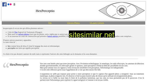 hexperceptio.fr alternative sites