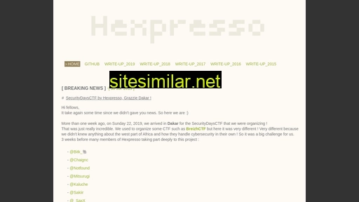hexpresso.fr alternative sites