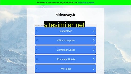 hideaway.fr alternative sites