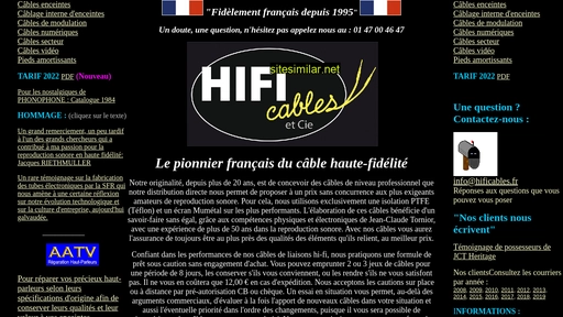 hifi-cables.fr alternative sites