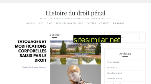 histoiredudroitpenal.fr alternative sites