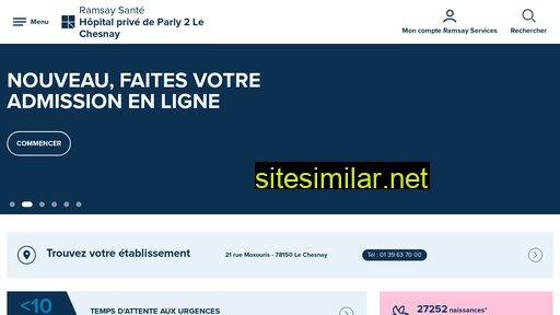 hopital-prive-de-parly2-le-chesnay.ramsaysante.fr alternative sites