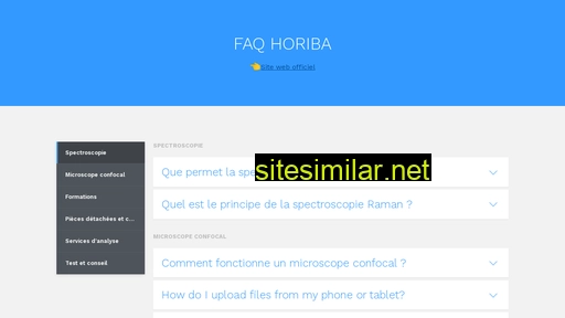 horiba.fr alternative sites