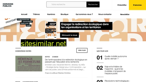 horizonspublics.fr alternative sites
