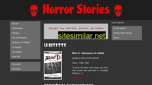 Horror-stories similar sites