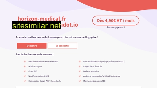 horizon-medical.fr alternative sites