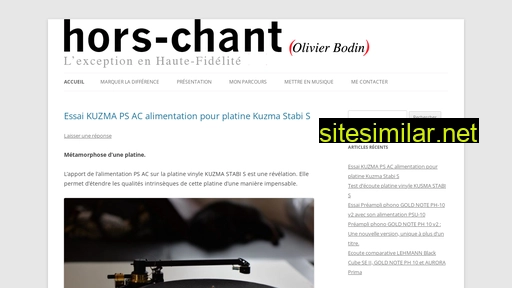 hors-chant.fr alternative sites