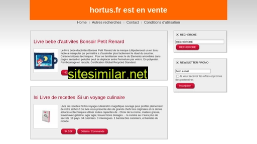 hortus.fr alternative sites