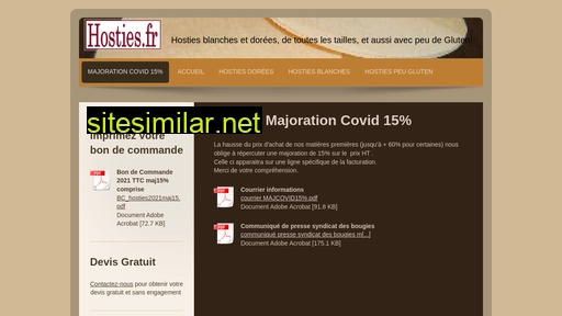 hosties.fr alternative sites