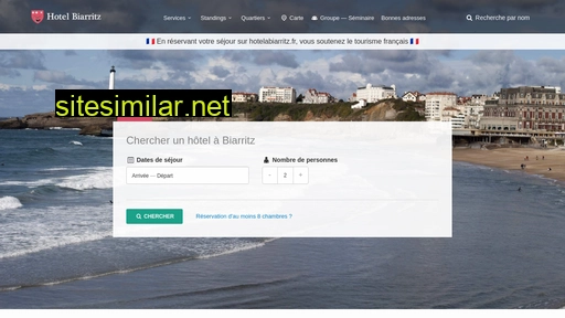 hotelabiarritz.fr alternative sites