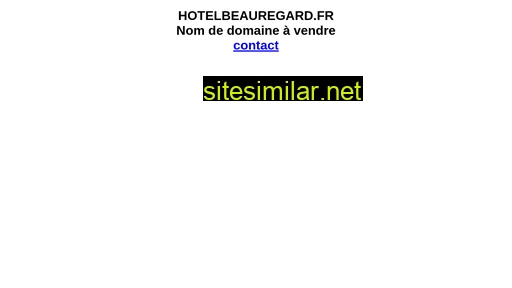 hotelbeauregard.fr alternative sites