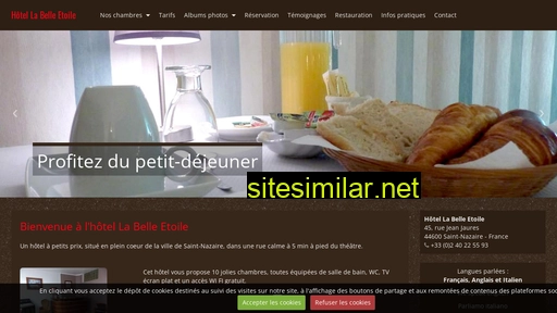 hotellabelleetoile44.fr alternative sites