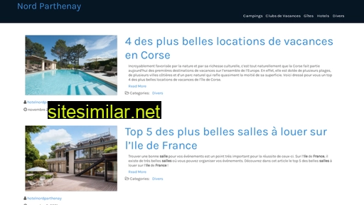 hotelnordparthenay.fr alternative sites