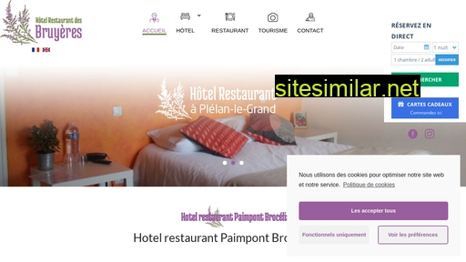 hotel-des-bruyeres.fr alternative sites