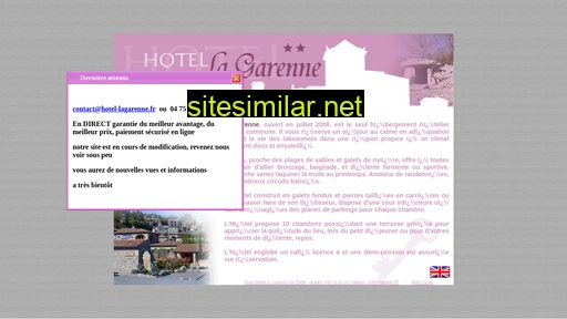 hotel-lagarenne.fr alternative sites