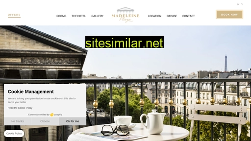hotel-madeleine-paris.fr alternative sites