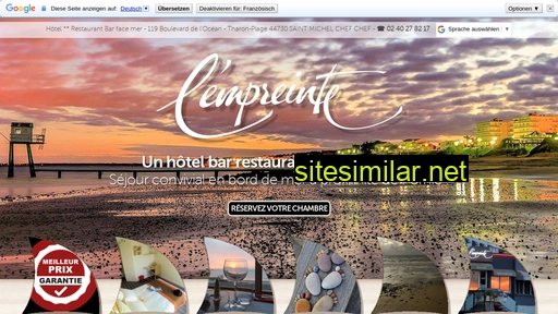 hotel-restaurant-lempreinte.fr alternative sites