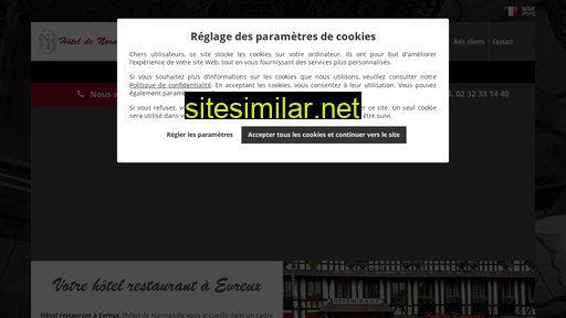 hotel-restaurantdenormandie-evreux.fr alternative sites