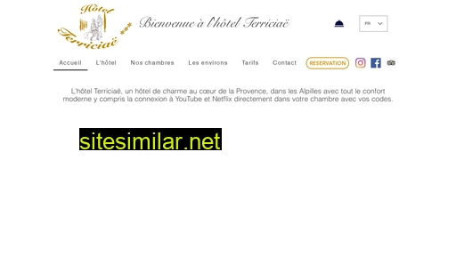 hotel-terriciae.fr alternative sites