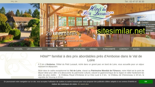 hotelpetitlussault.fr alternative sites