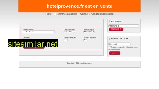 hotelprovence.fr alternative sites