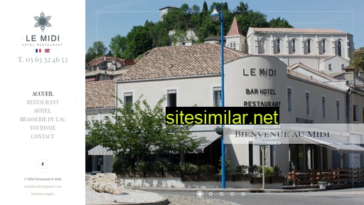 hotelrestaurantlemidi.fr alternative sites